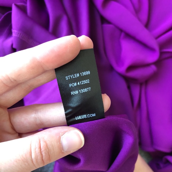 Lulu’s Mythical kind of Love magenta maxi dress - Picture 8 of 9